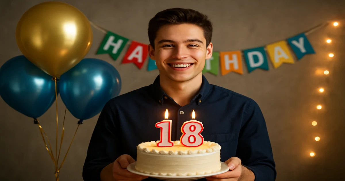 Поздравления с 18-летием парню — ТОП 50 крутых поздравлений с совершеннолетием