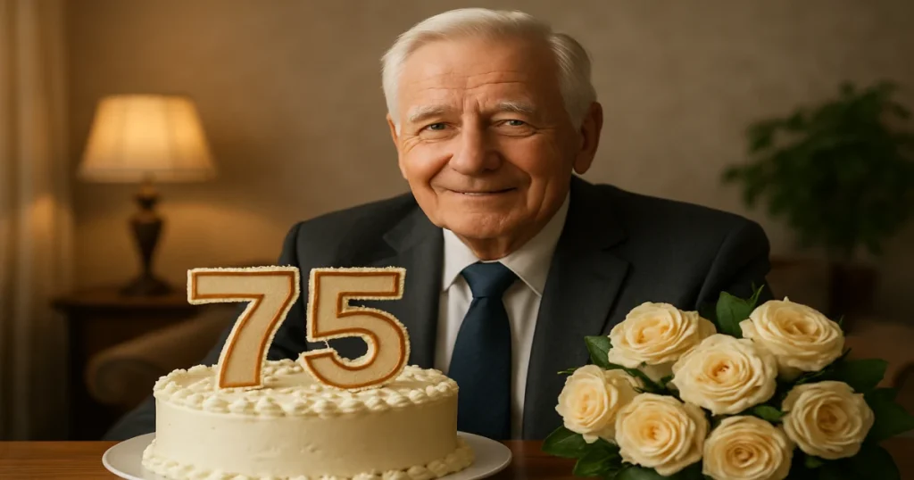 Поздравления с 75-летием мужчине — 41 теплое поздравление с уважением